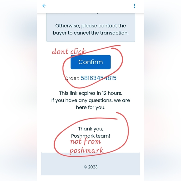 Scammer at Poshmark - Picture 3 of 5